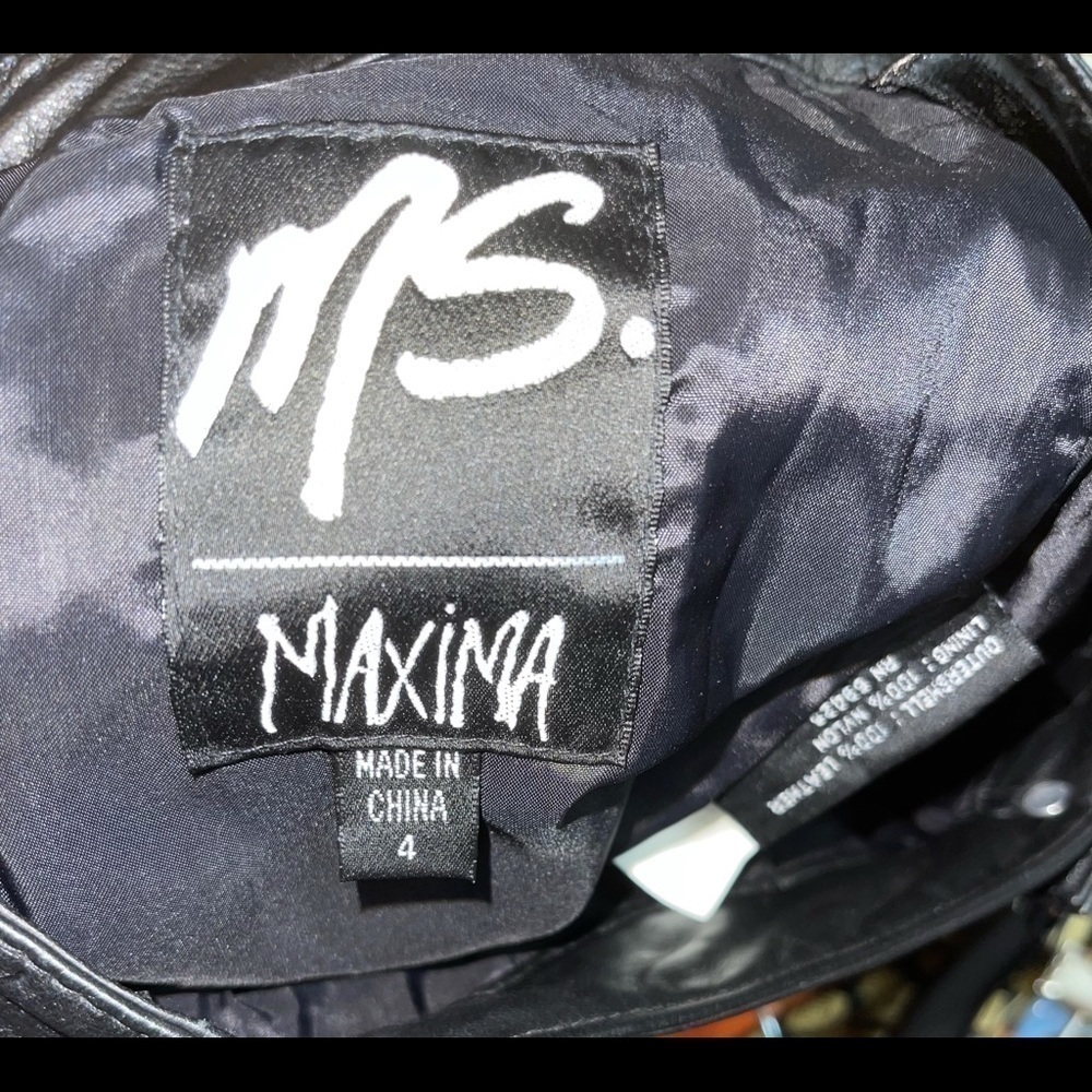 Vintage - MS Maxima from Wilson’s leather Pants. Size 4 GUC - Picture 8 of 9